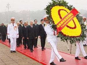 Lãnh đạo Đảng, Nhà nước viếng Chủ tịch Hồ Chí Minh 1 Lãnh đạo Đảng, Nhà nước viếng Chủ tịch Hồ Chí Minh 1