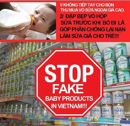 Lén lút mua vỏ hộp sữa để làm giả? 2 Lén lút mua vỏ hộp sữa để làm giả? 2