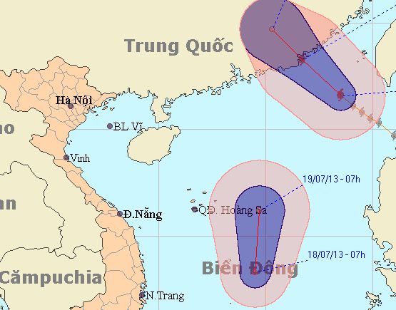 Bão chưa tan, Biển Đông lại xuất hiện áp thấp mới 1