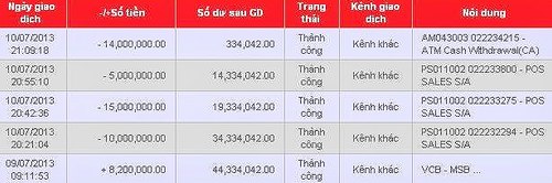 Mất số điện thoại, 'bay' luôn hàng chục triệu trong ngân hàng 2 Mất số điện thoại, 'bay' luôn hàng chục triệu trong ngân hàng 2