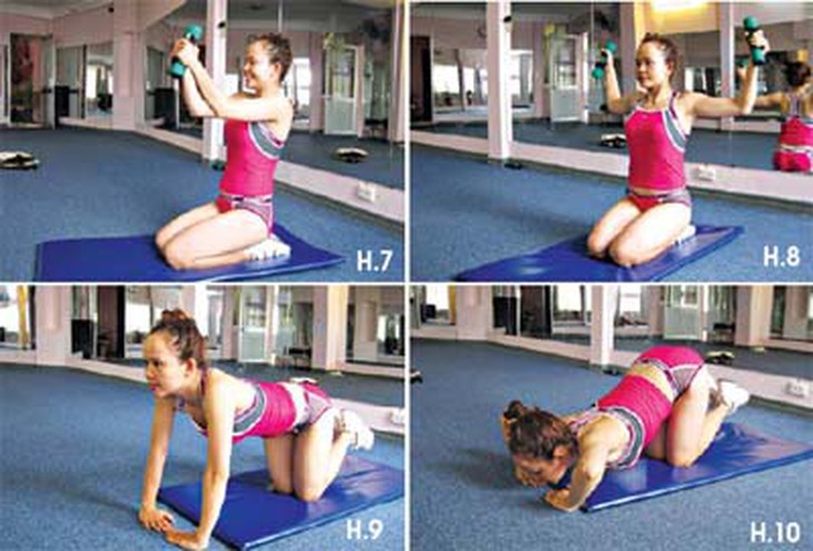 các động tác giúp vòng 1 đầy đặn