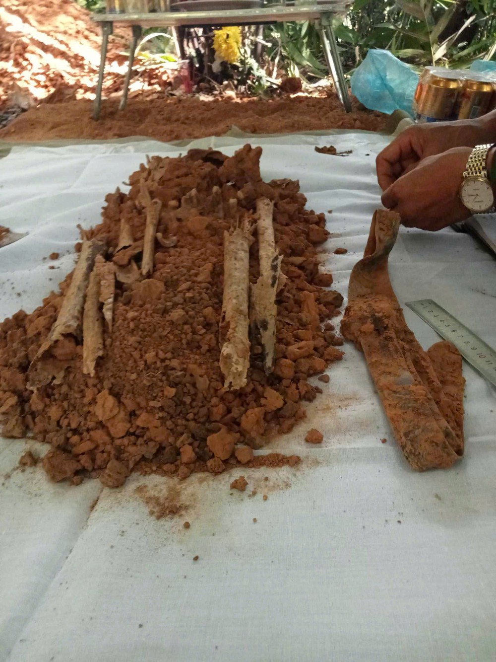 Đón liệt sĩ Đào Xuân Huân từ đại ngàn Quảng Bình về với gia đình - Ảnh 5.