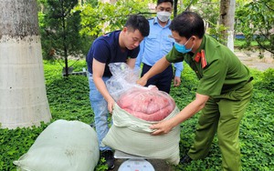 Ngăn chặn 2 tạ nội tạng trâu bò bốc mùi hôi thối đang chuẩn bị 'lên mâm'