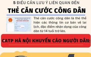 Công an Hà Nội đưa 5 khuyến cáo cực hữu ích khi sử dụng CCCD gắn chíp