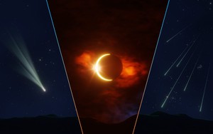 Những hiện tượng thiên văn kỳ thú 2023: Siêu trăng, trăng xanh, nguyệt thực, nhật thực và mưa sao băng