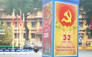 Hà Nội rợp cờ hoa mừng 94 năm Ngày thành lập Đảng