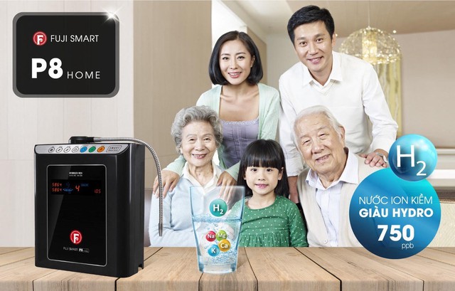 Fuji Smart P8 Home máy lọc nước ion kiềm giá tốt cho mọi nhà - Ảnh 1.