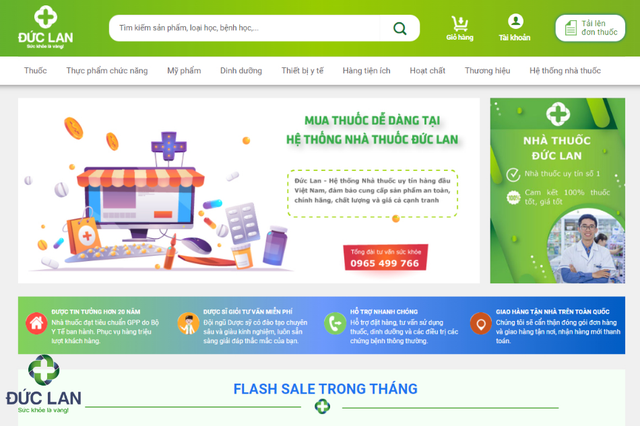 Nhà thuốc Đức Lan xây dựng nhà thuốc online trong thời kỳ bình thường mới - Ảnh 1.