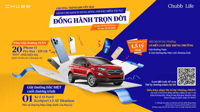 Tham gia bảo hiểm Chubb Life Việt Nam, nhận ngay cơ hội trúng ô tô và iPhone - Ảnh 3.