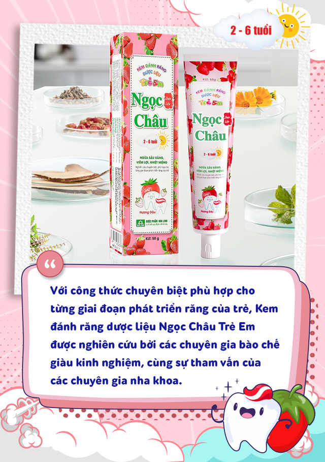 9 lý do mẹ nên chăm sóc răng miệng cho bé bằng kem đánh răng dược liệu - Ảnh 2.