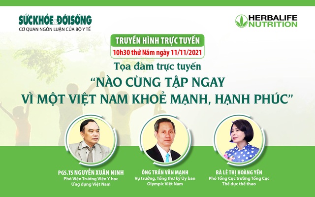 Truyền hình Trực tuyến: Nào cùng tập ngay - Vì Một Việt Nam khỏe mạnh, hạnh phúc - Ảnh 2.