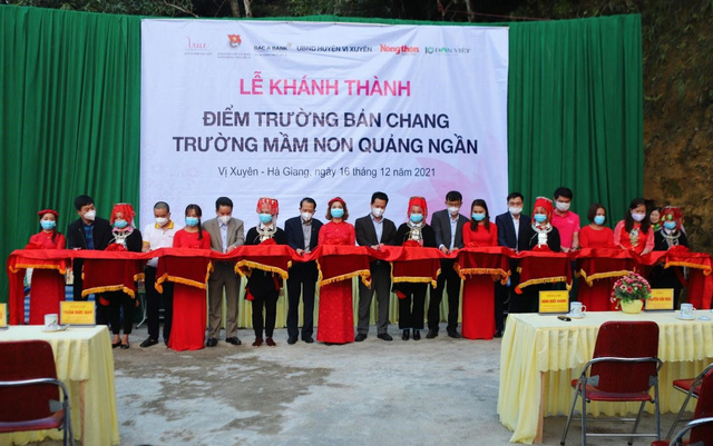 Khánh thành điểm trường Bản Chang, Hà Giang - Ảnh 1.