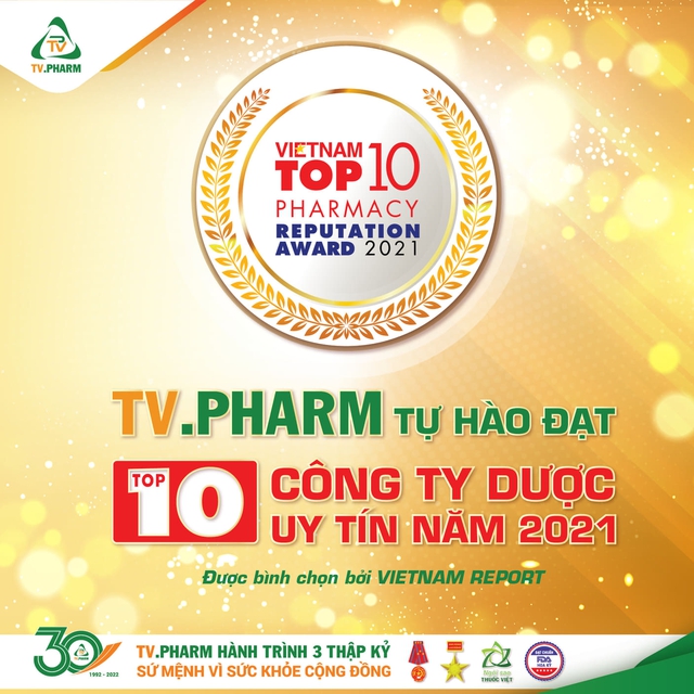 TV.Pharm vào Top 10 công ty sản xuất dược phẩm uy tín năm 2021 - Ảnh 5.