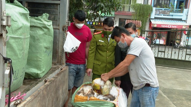 Thừa Thiên Huế: Bắt giữ ô tô chở hơn 1 tấn nội tạng động vật - Ảnh 1.