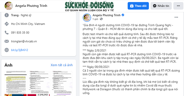 Angela Phương Trinh ‘nổ’ địa long, thuốc chữa khỏi COVID-19 thì không trái đạo đức, pháp luật? - Ảnh 4.