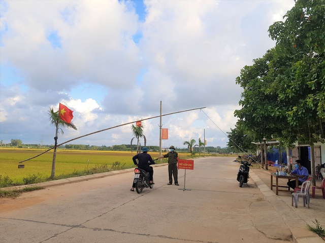 Đoàn viên thanh niên tại Quảng Bình hăng hái giúp người dân vùng bị phong tỏa thu hoạch lúa, hoa màu - Ảnh 1.