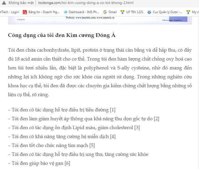 "Hô biến" tỏi đen thành "thần dược", Công ty Đông Á có vi phạm pháp luật? - Ảnh 4. "Hô biến" tỏi đen thành "thần dược", Công ty Đông Á có vi phạm pháp luật? - Ảnh 4.