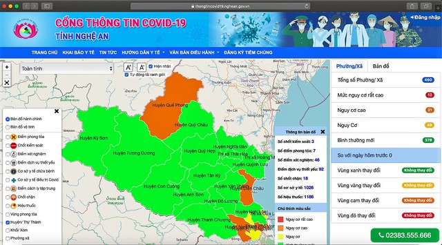 Nghệ An ra mắt hệ thống cổng thông tin COVID-19 và tổ chức Hội nghị trực tuyến đến cấp xã - Ảnh 4.