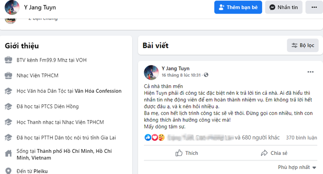 Ca sĩ Y Jang Tuyn mắc COVID-19 và bài hát cuối về dịch bệnh chạm vào trái tim - Ảnh 5.