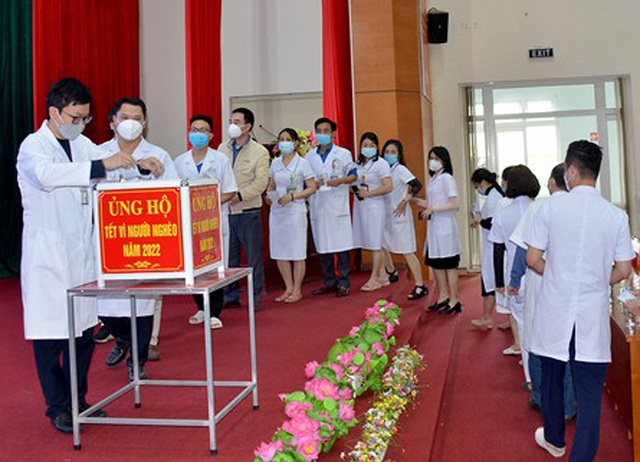 Bệnh viện HNĐK Nghệ An quyên góp ủng hộ 'Tết vì người nghèo' năm 2022 - Ảnh 5.