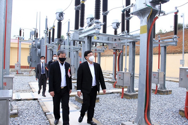 Thanh Hóa: Khánh thành công trình trọng điểm đường dây và trạm biến áp 110 kV Bãi Trành - Ảnh 1.