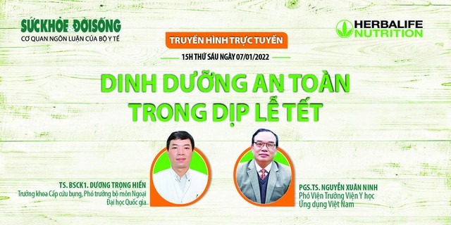 Truyền hình trực tuyến: Dinh dưỡng an toàn trong dịp lễ Tết  - Ảnh 1.