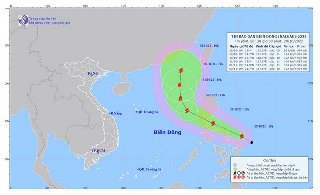 Các tỉnh, thành từ Quảng Ninh đến Bình Thuận chủ động ứng phó bão Nalgae - Ảnh 1.