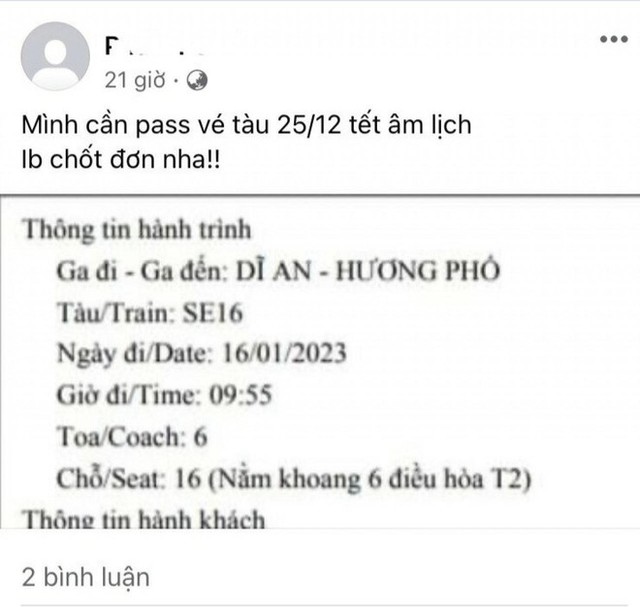 Mua vé qua ‘cò mồi, chợ đen’, hành khách có nguy cơ không được đi tàu - Ảnh 2.