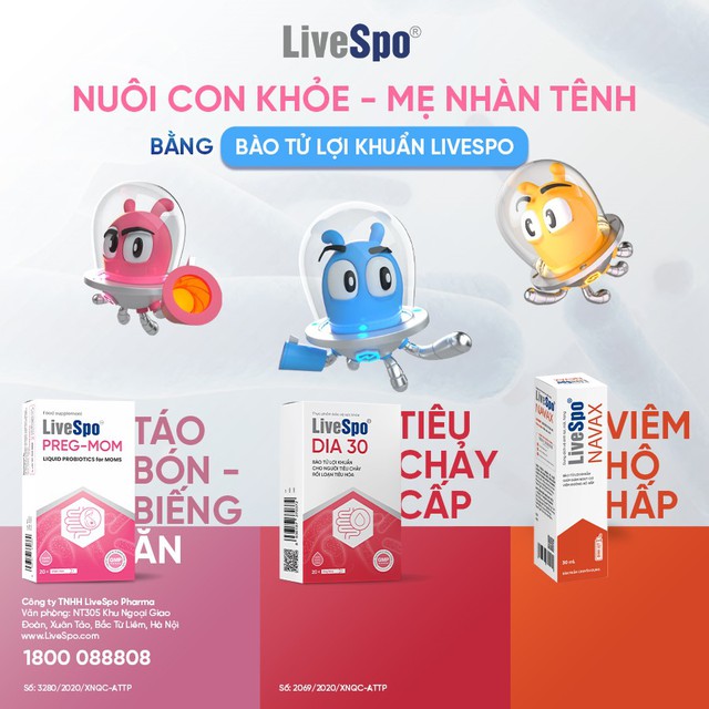 Bí kíp &quot;nuôi con khỏe - mẹ nhàn tênh&quot; bằng bào tử lợi khuẩn - Ảnh 3.