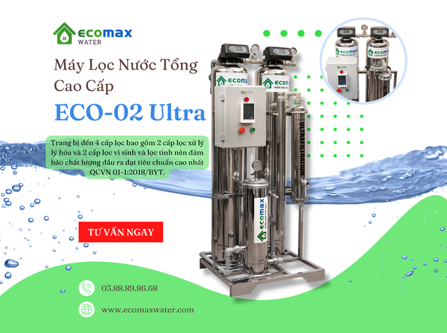 Top 5 máy lọc nước tổng cao cấp ECOMAX bán chạy hiện nay - Ảnh 1.