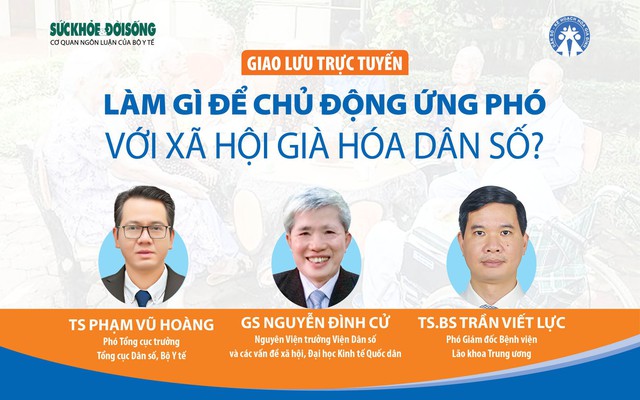 Giao lưu trực tuyến: Làm gì để chủ động ứng phó với xã hội già hoá dân số? - Ảnh 1.