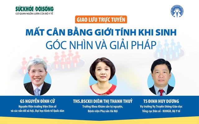 Giao lưu trực tuyến: &quot;Mất cân bằng giới tính khi sinh: Góc nhìn và giải pháp&quot; - Ảnh 1.