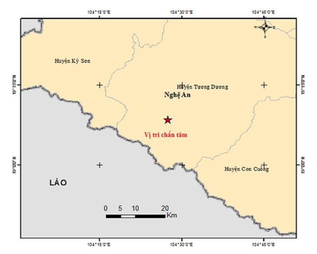 Nghệ An động đất 4.1, người dân cảm nhận rõ rung lắc - Ảnh 2.