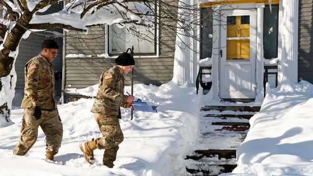 Hết hứng chịu bão tuyết khiến 37 người thiệt mạng, Buffalo - New York sắp đối mặt với lũ lụt do tuyết tan - Ảnh 2.