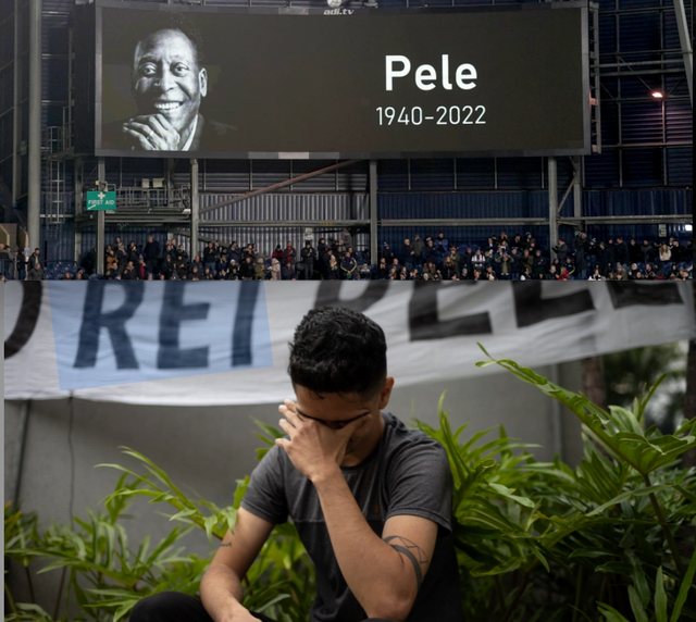 Hình ảnh người dân Brazil nghẹn ngào tưởng nhớ Vua bóng đá Pele - Ảnh 5.