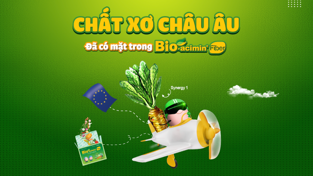 Vì sao chất xơ hòa tan Châu Âu Synergy 1 được khuyên dùng cho trẻ táo bón? - Ảnh 3.