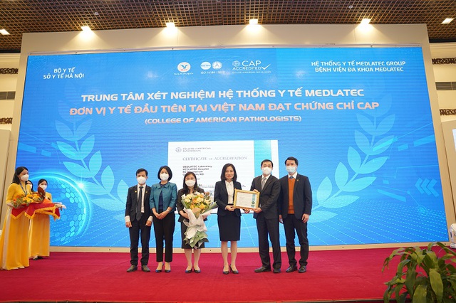 Đơn vị y tế lần đầu tiên tại Việt Nam đạt tiêu chuẩn xét nghiệm CAP hàng đầu thế giới - Ảnh 3.