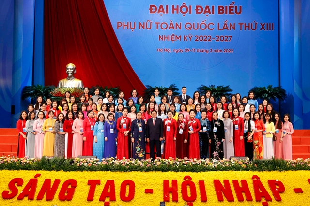 Khai mạc Đại hội đại biểu phụ nữ toàn quốc lần thứ XIII: Khơi dậy mạnh mẽ tiềm năng to lớn của các lực lượng phụ nữ Việt Nam - Ảnh 3.