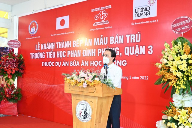 Dự án Bữa ăn học đường khánh thành Bếp ăn mẫu bán trú thứ 3 - Ảnh 3.