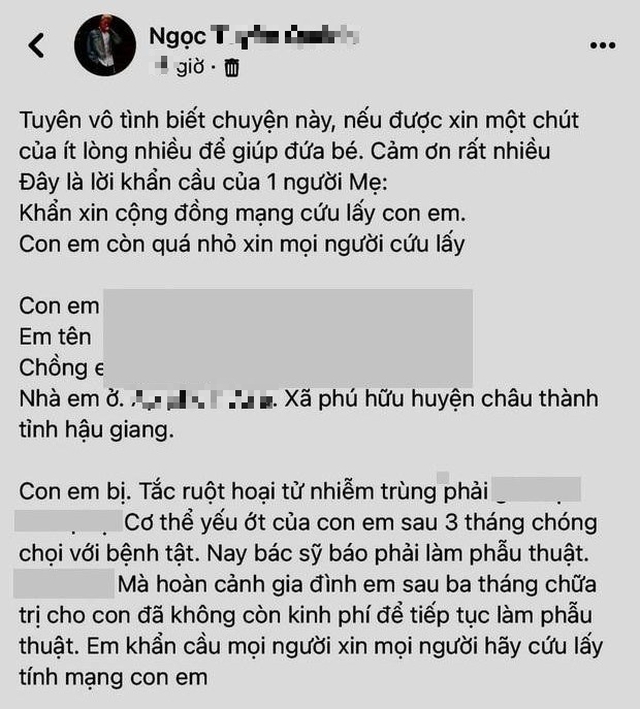 Cẩu thả kêu gọi từ thiện, diễn viên Quách Ngọc Tuyên bị công chúng chỉ trích - Ảnh 2.