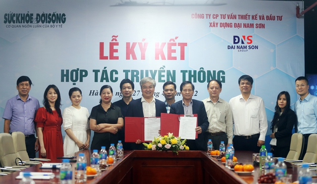 Báo Sức khỏe và Đời sống cùng Đại Nam Sơn Group ký kết hợp tác truyền thông - Ảnh 2.