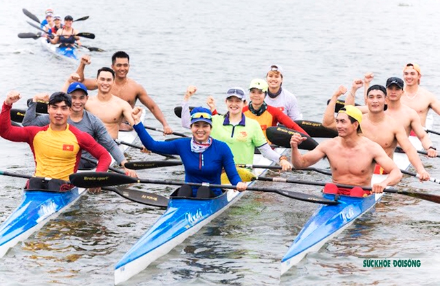 SEA Games 31: Đội tuyển đua thuyền Việt Nam sẵn sàng cho cuộc tranh tài hai môn Rowing và Canoeing  - Ảnh 16.