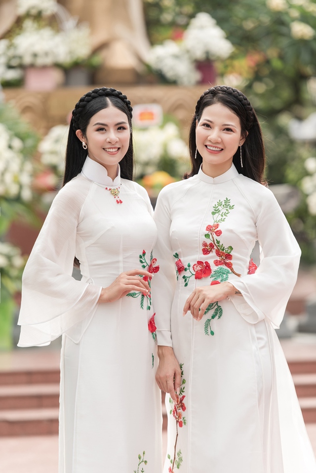 Hoa hậu Trần Thị Quỳnh bất ngờ tái xuất, duyên dáng với áo dài - Ảnh 8.