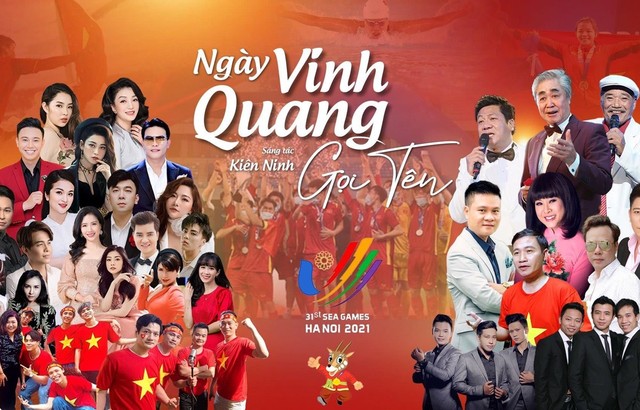 Hơn 50 nghệ sỹ hai miền cùng hát để cổ vũ đoàn thể thao Việt Nam - Ảnh 1.