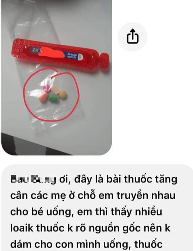 Mua túi thuốc giúp con tăng cân, mẹ tá hỏa khi bác sĩ nói đó là thuốc trị bệnh - Ảnh 1.