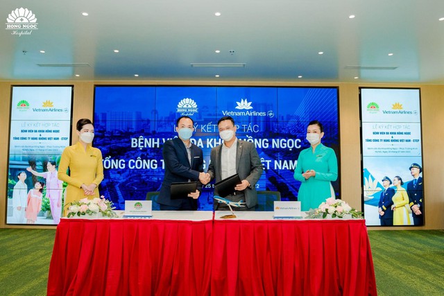 Vietnam Airlines và BVĐK Hồng Ngọc hợp tác chương trình chăm sóc sức khỏe cho Hội viên Bông Sen Vàng - Ảnh 1.