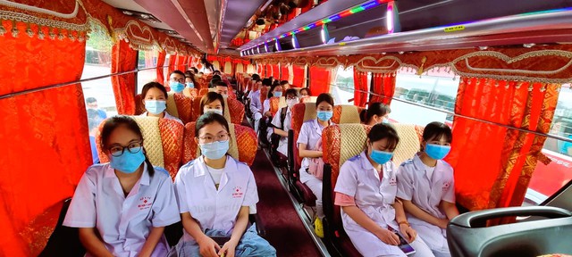 Cuộc chi viện cho Bắc Giang đã thu hút đông đảo sinh viên ĐH Y Dược Hải Phòng
