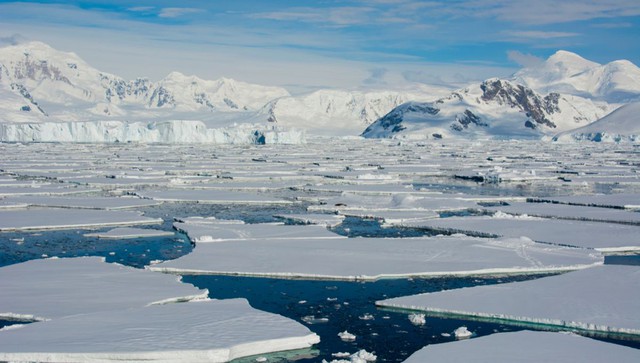 Lõi băng kéo lên từ Nam cực chứa không khí từ 5 triệu năm trước - Ảnh 3.