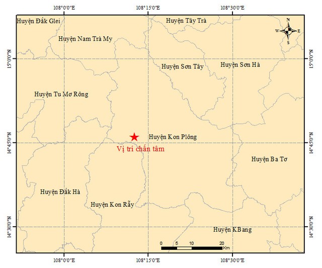 Động đất mạnh ở Kon Tum, người dân Đà Nẵng cảm nhận rung lắc - Ảnh 2.