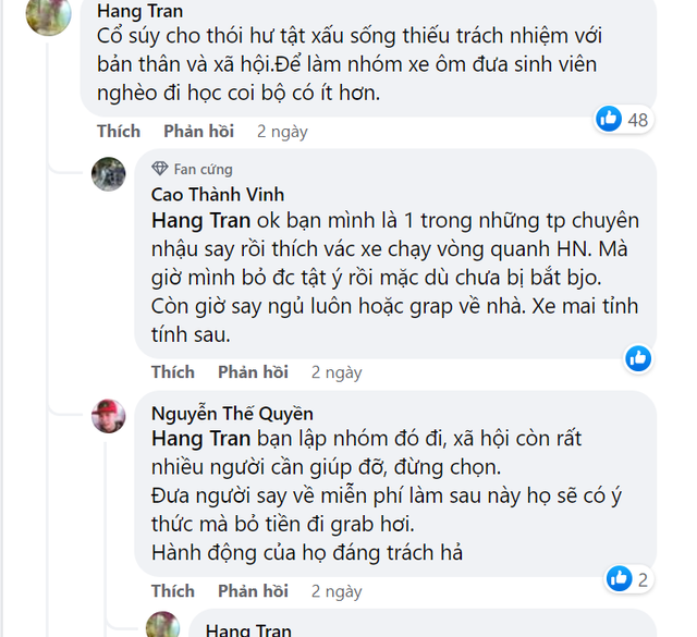 Đưa miễn phí người nhậu say về nhà, có phải là cổ súy cho thói hư tật xấu? - Ảnh 1.